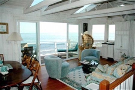 Montecito house rental - Living Room on the Pacific, South