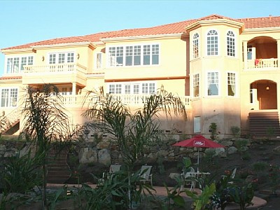 Santa Rosa villa rental - rear view of house, seen from pool area