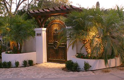 Gated entry with code