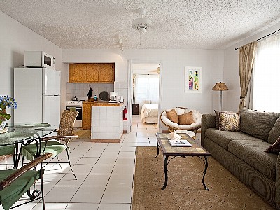 North Caicos condo rental - Living/Dining/Kitchen Combo Room