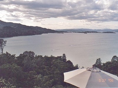Lake Berryessa house rental - You will enjoy the view from your Master balcony