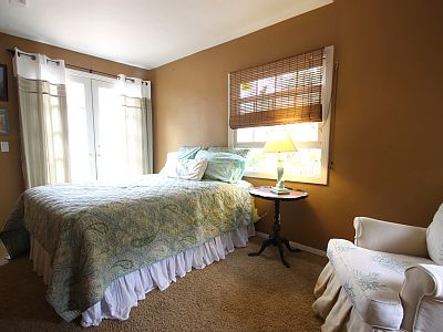 Bedroom #3 double bed with chair